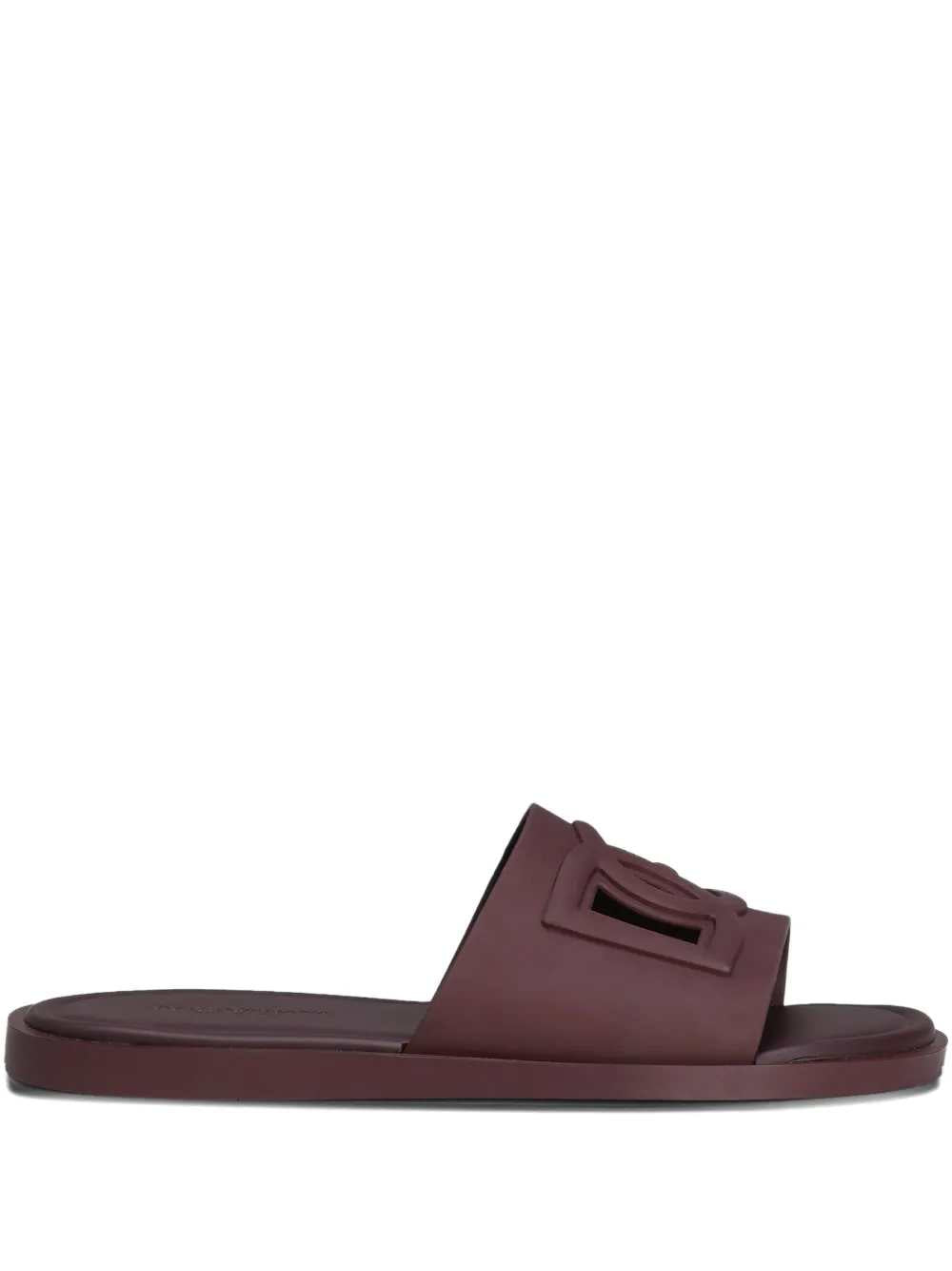 DOLCE & GABBANA Dolce & Gabbana Men Logo Slide Sandals