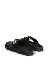 DOLCE & GABBANA Dolce & Gabbana Men Animal-Print Sandals