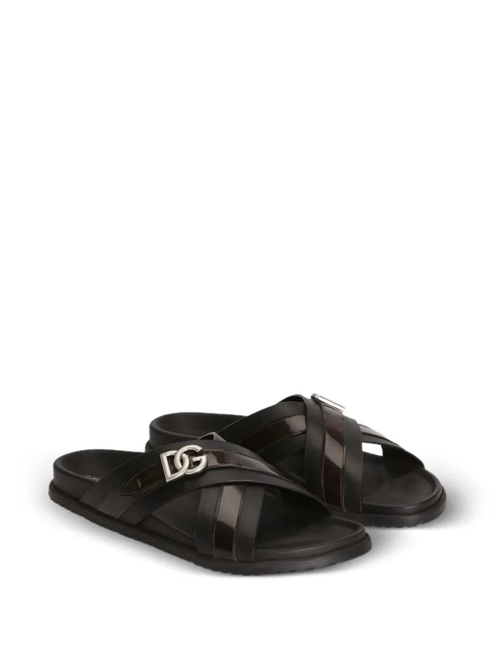 DOLCE & GABBANA Dolce & Gabbana Men Animal-Print Sandals