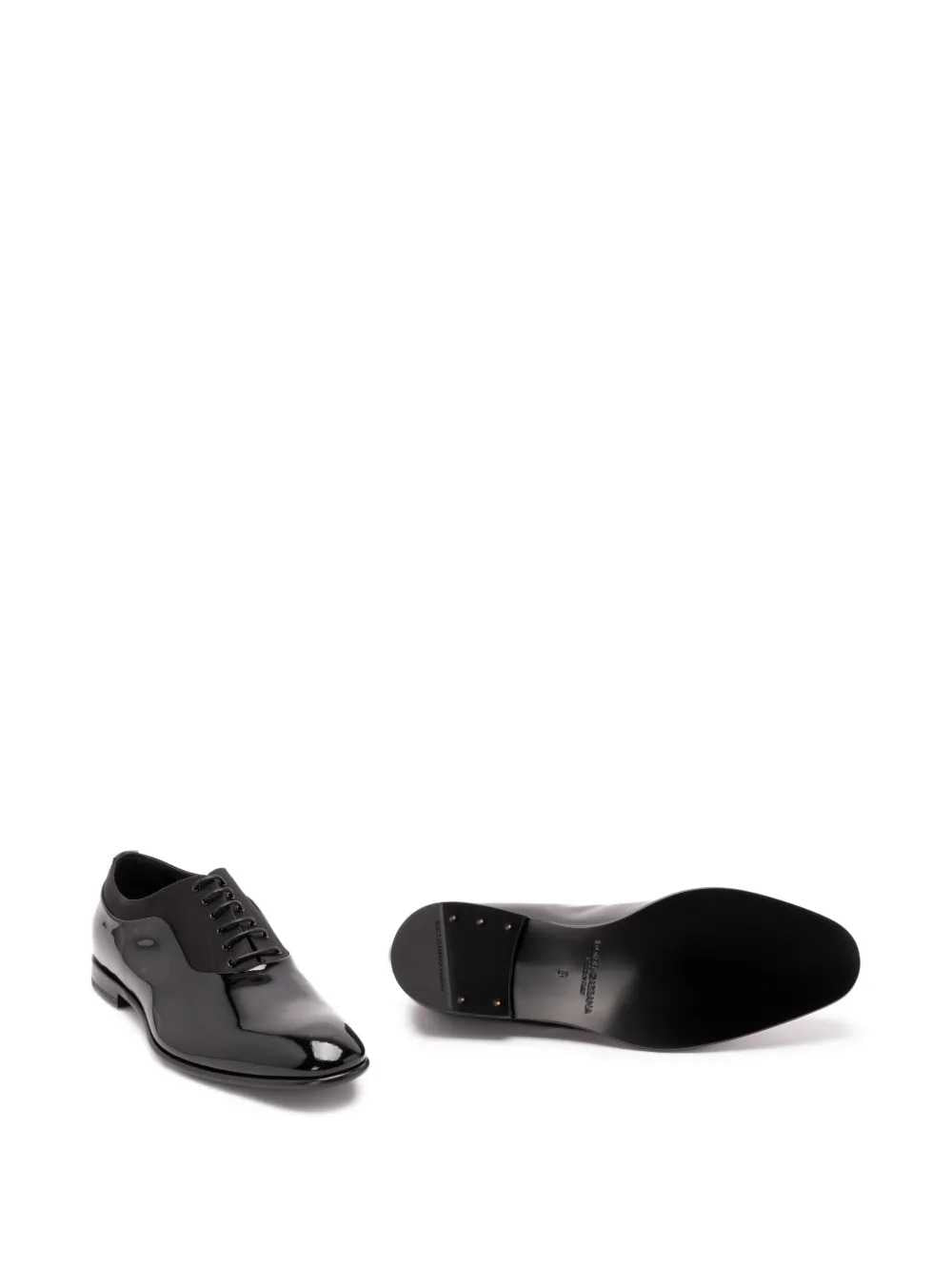 DOLCE & GABBANA Dolce & Gabbana Men Patent Leather Lace-Up Shoes