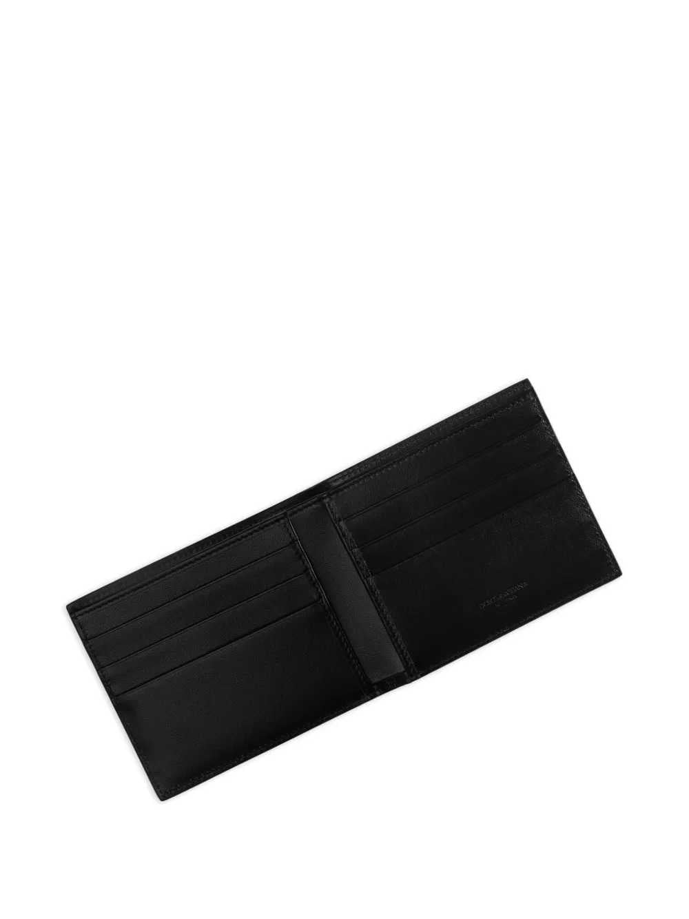 DOLCE & GABBANA Dolce & Gabbana Men Calfskin Wallet With Dg Logo.