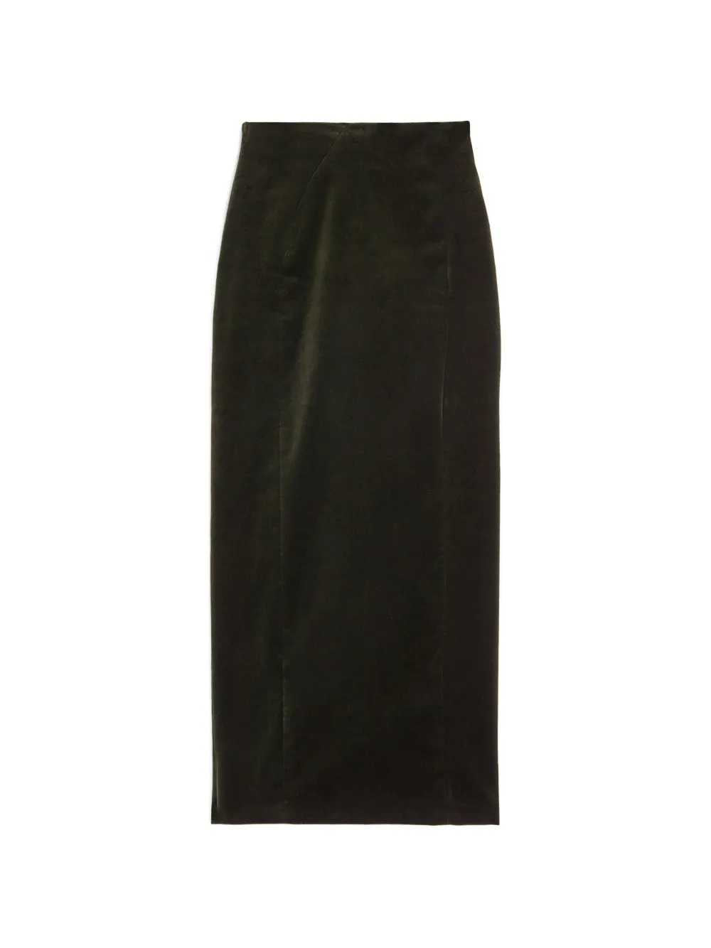 JIL SANDER Jil Sander Women High-Waisted Velvet Maxi Skirt