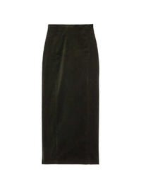 JIL SANDER Jil Sander Women High-Waisted Velvet Maxi Skirt
