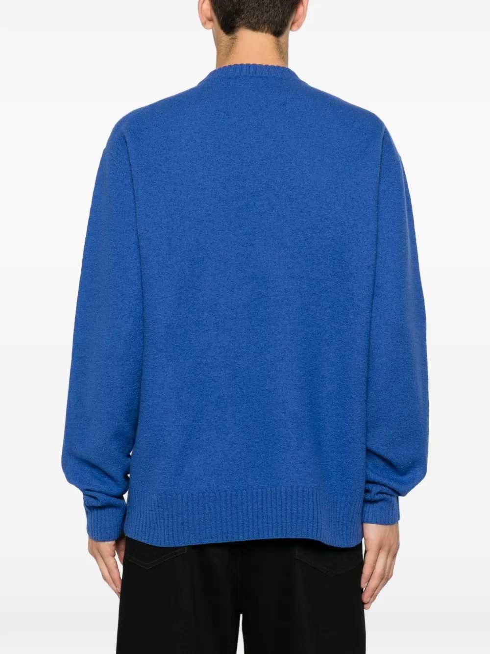 JIL SANDER Jil Sander Men Wool Sweater With Ribbed Trim