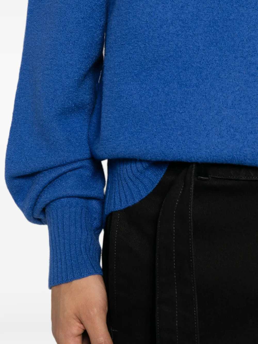 JIL SANDER Jil Sander Men Wool Sweater With Ribbed Trim