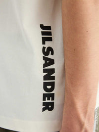 JIL SANDER Jil Sander Men Crew-Neck T-Shirt With Printed Logo