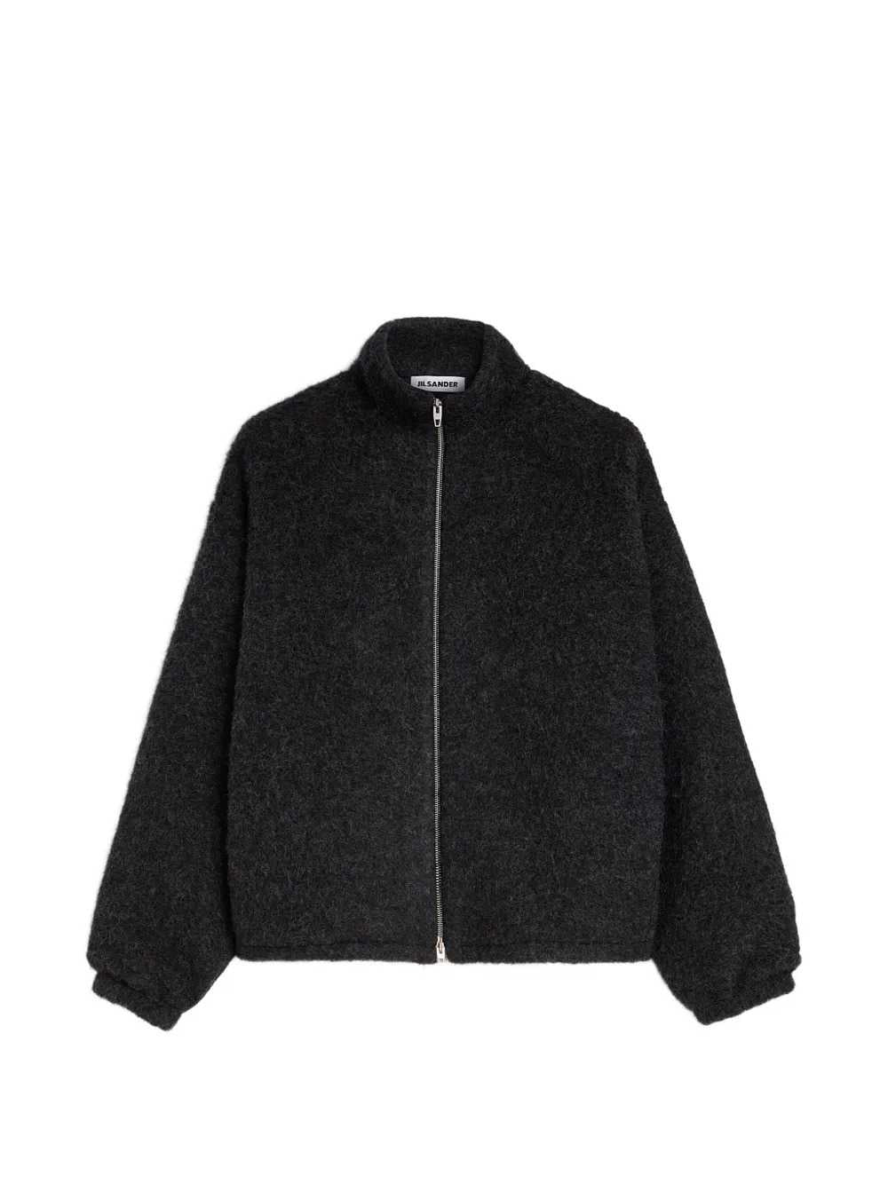 Jil Sander Men Zip-Up Wool-Blend Fleece Sweater