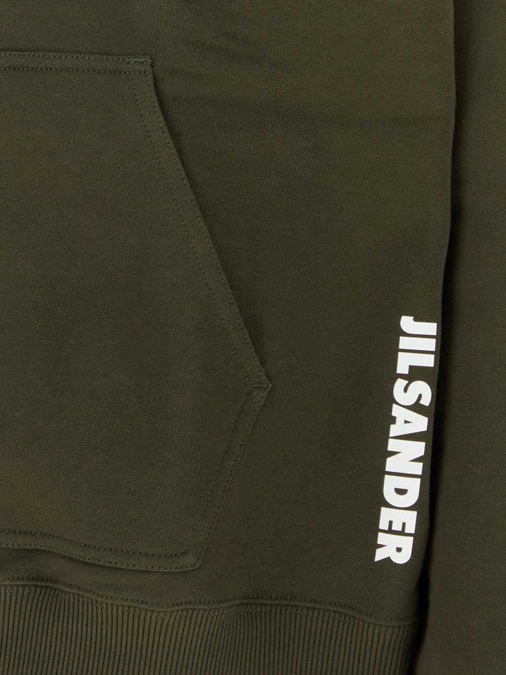 JIL SANDER Jil Sander Men Olive Green Cotton Sweatshirt