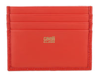Roberto Cavalli Class Coral Embossed Dolly Credit Card Holder