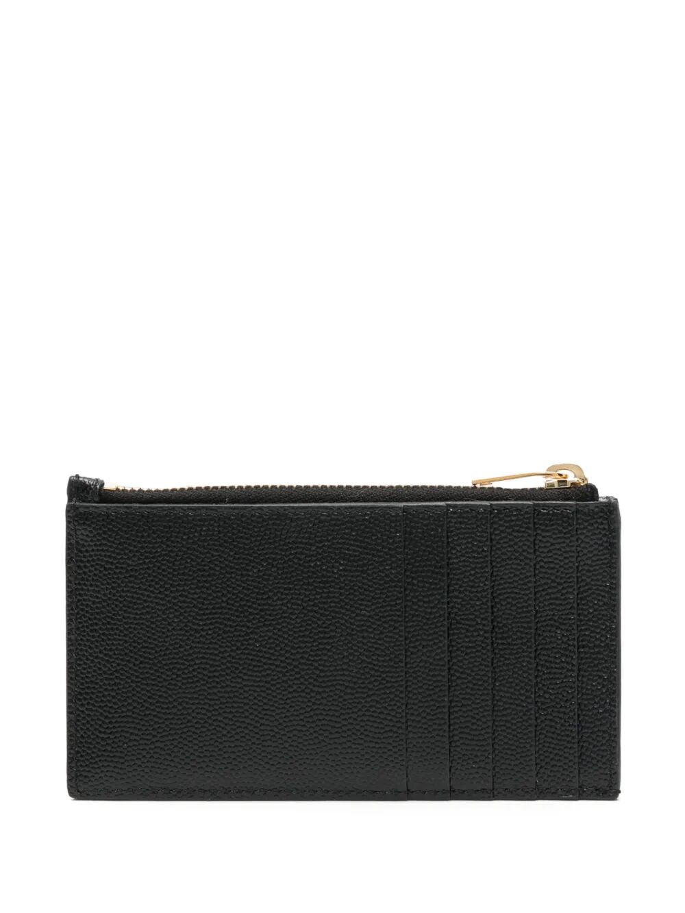 Saint Laurent Women Cassandre Matelassé Fragments Card Case In Grain De Poudre Leather