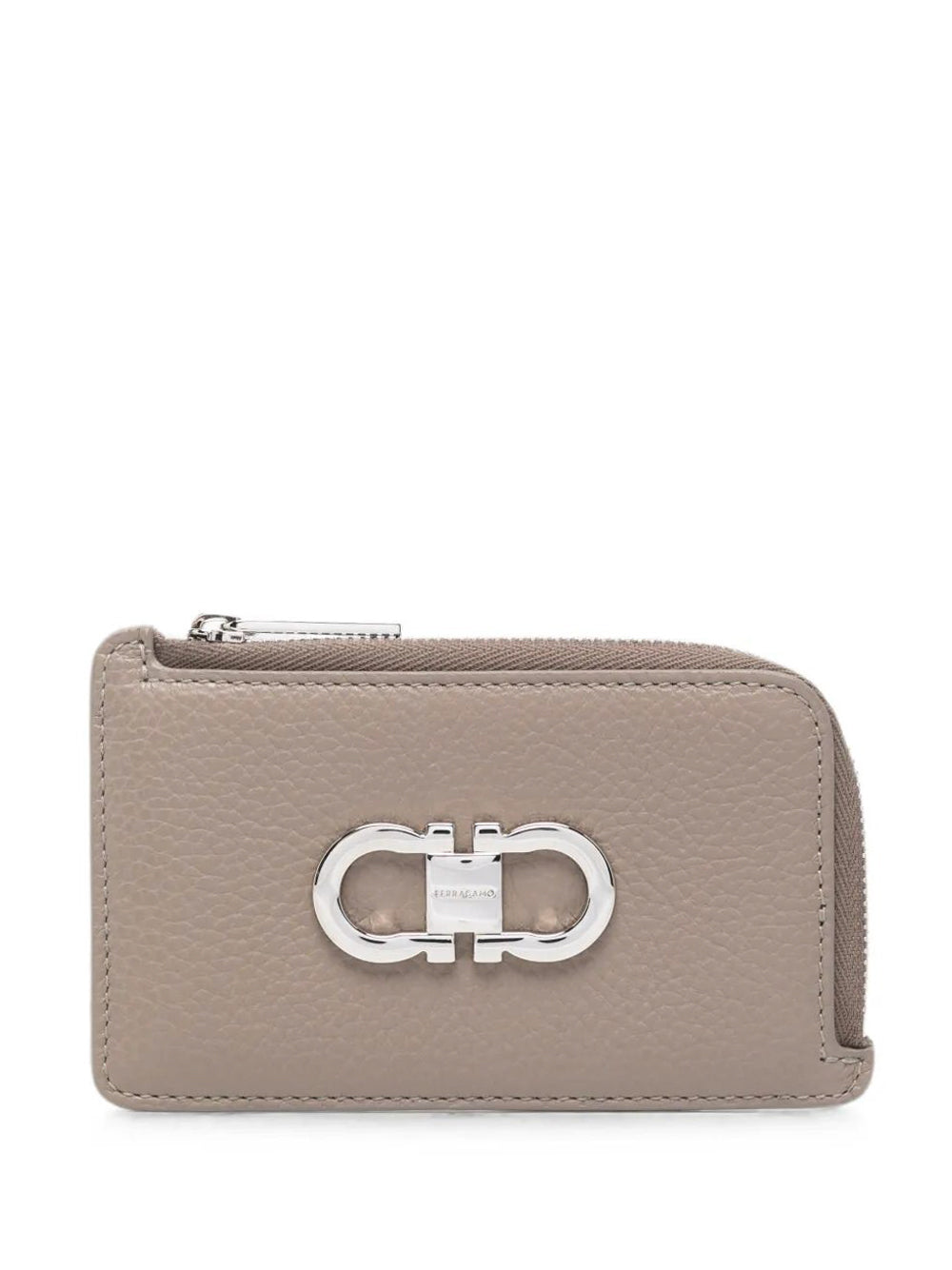 FERRAGAMO Gancini Card Holder With Zip Women