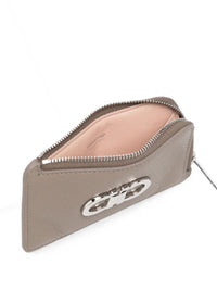 Ferragamo Women Gancini Card Holder With Zip
