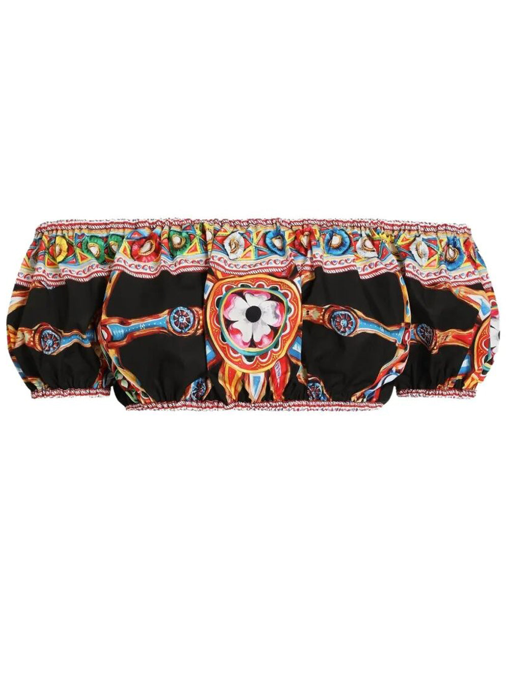 DOLCE & GABBANA Top In Popeline Stampato Women
