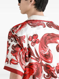 DOLCE & GABBANA Dolce & Gabbana Men Camicia Stampa Maiolica