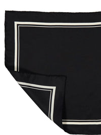 Tom Ford Men Tonal Frame Silk Pocket Square