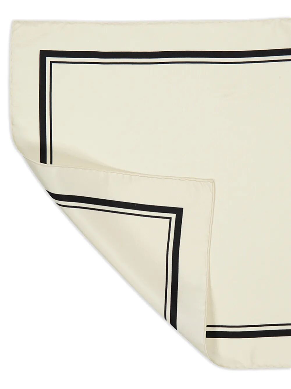 Tom Ford Men Tonal Frame Silk Pocket Square