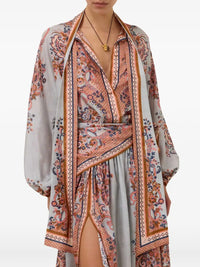 ZIMMERMANN Zimmermann Women Aster Tie Neck Silk Blouse