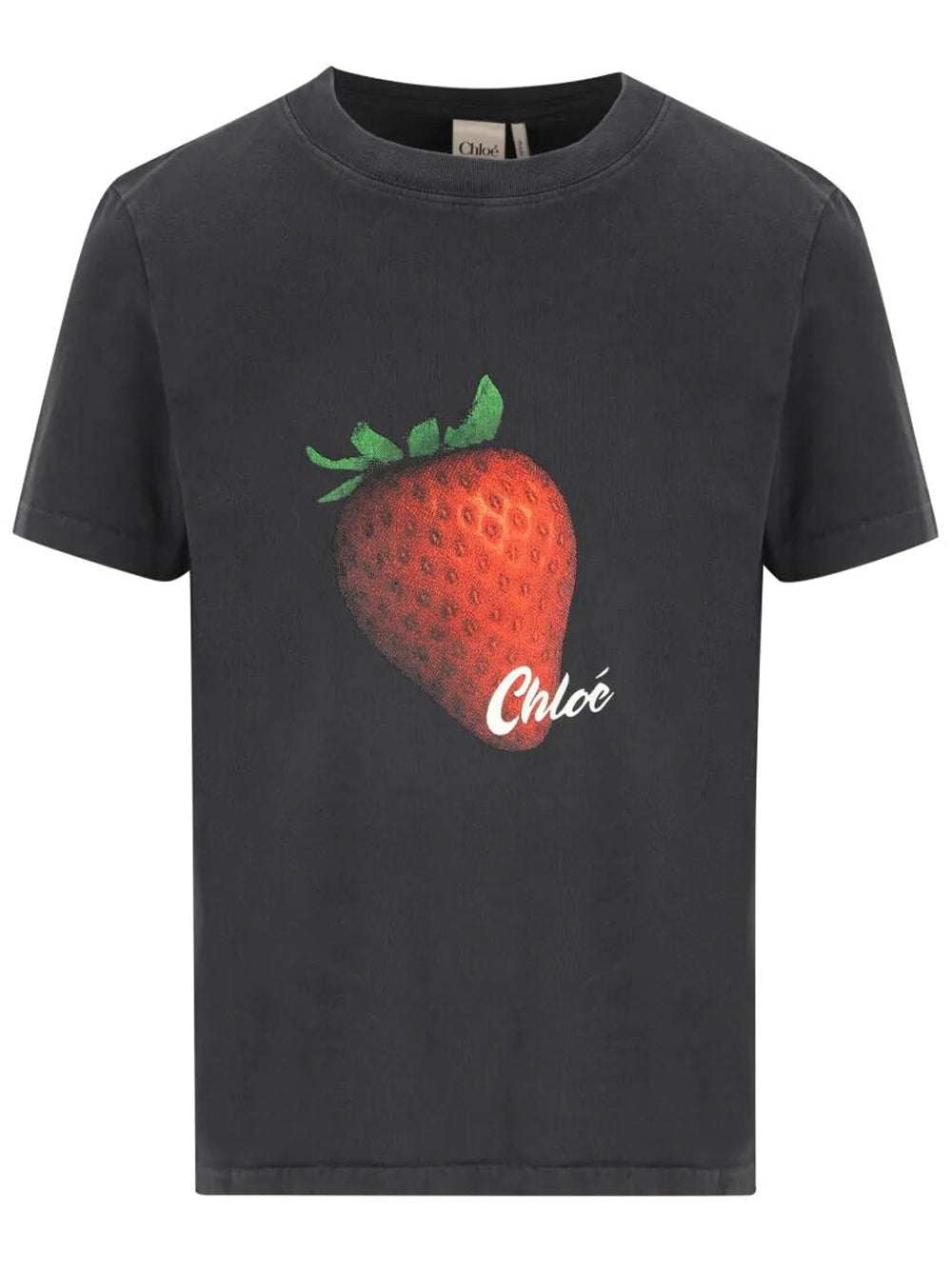 CHLOE Chloe Women Strawberry Print Cotton T-Shirt
