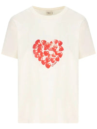 CHLOE Chloe Women Cherries Print Cotton T-Shirt