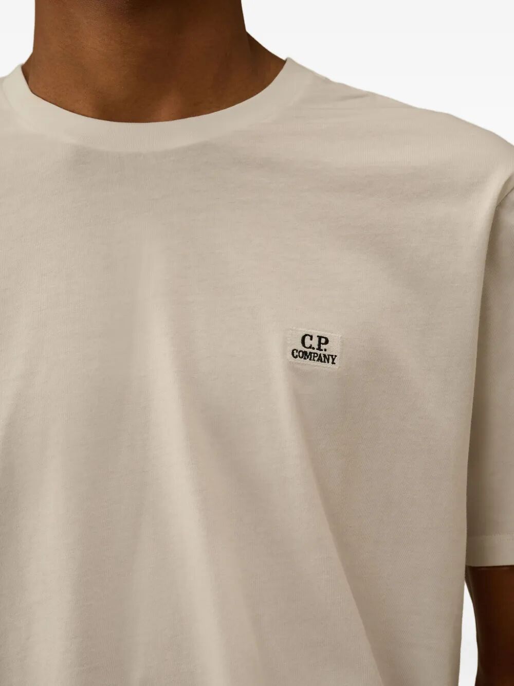 C.P. COMPANY C.P. Company Men 30/1 Jersey Short Sleeve Logo Patch T-Shirt