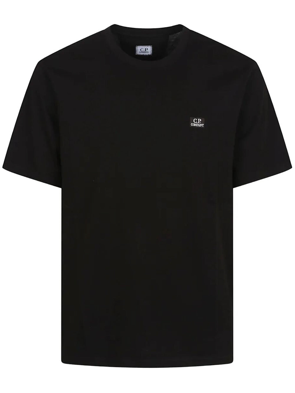 C.P. COMPANY 30/1 Jersey Short Sleeve Logo Patch T-Shirt Women