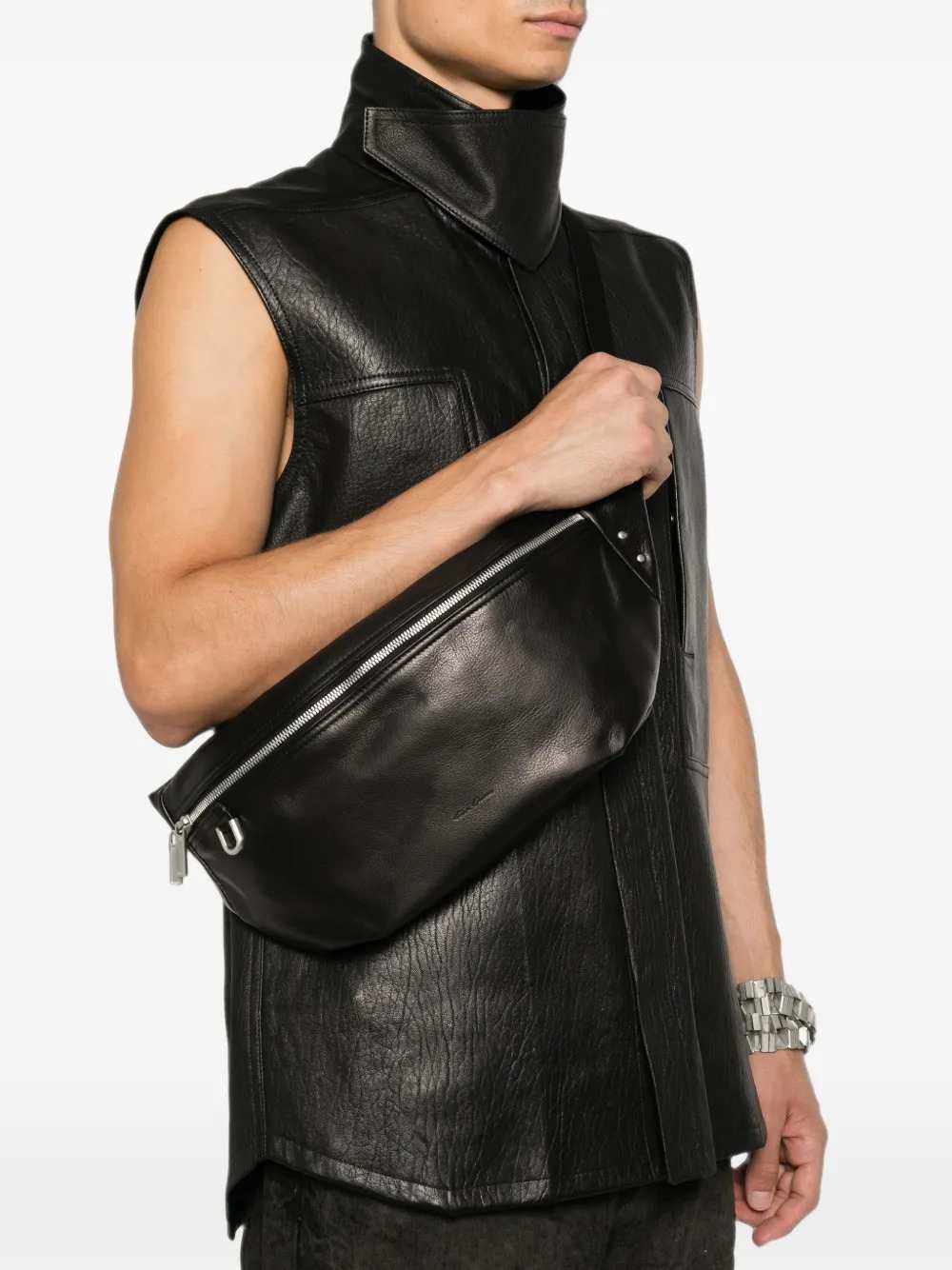 RICK OWENS Rick Owens Men Leather Belt Bag