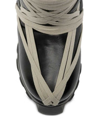 RICK OWENS Rick Owens Women Megalace Lunar Mega Tractor Lace-Up Boots
