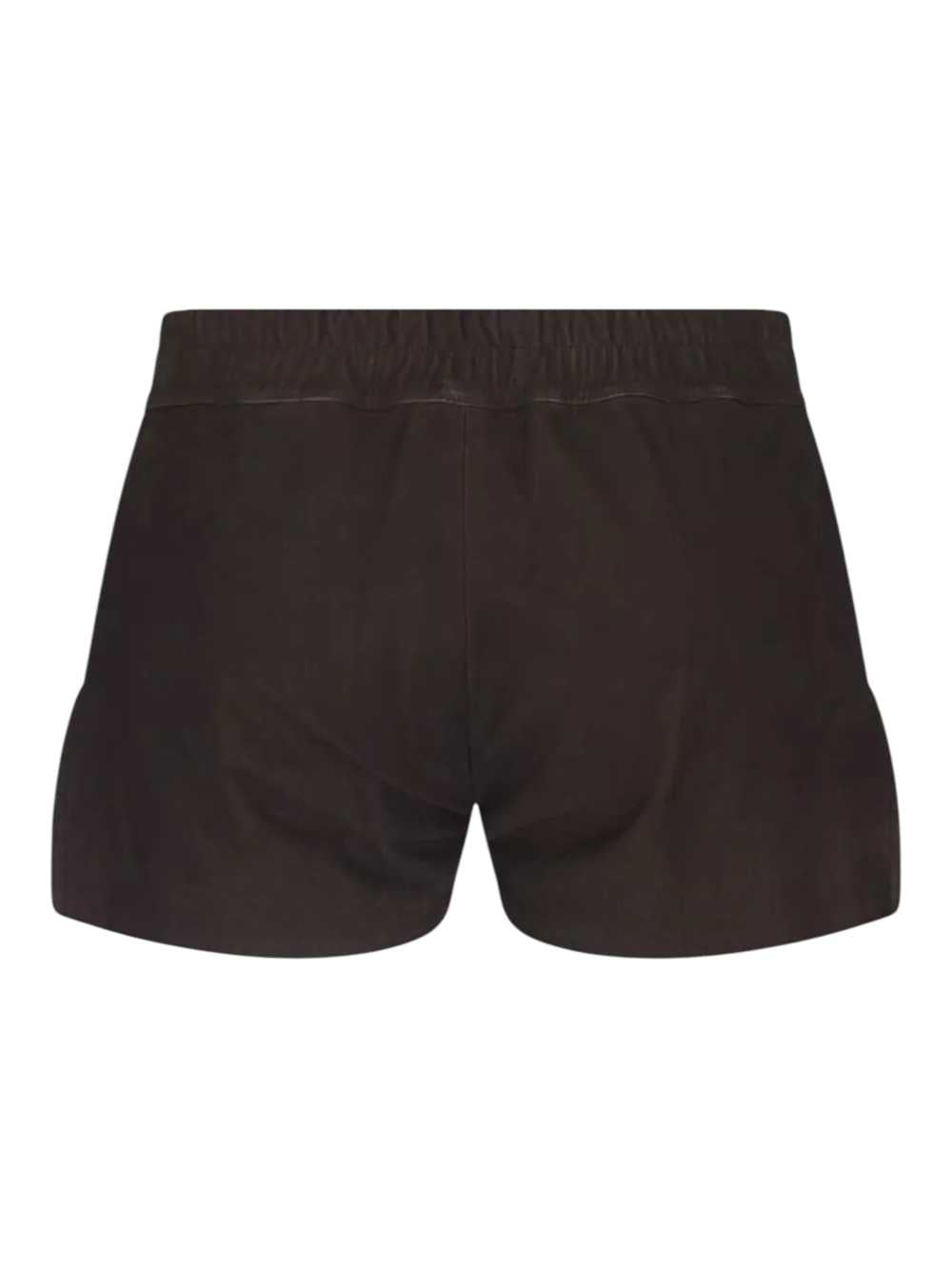 RICK OWENS Rick Owens Women Leather Shorts - Fog Boxers