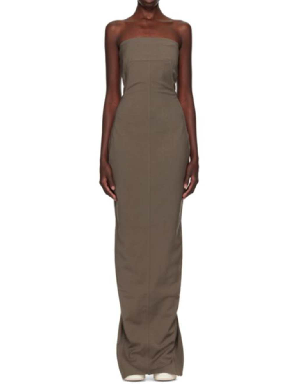 RICK OWENS Rick Owens Women Long Strapless Bustier Evening Gown
