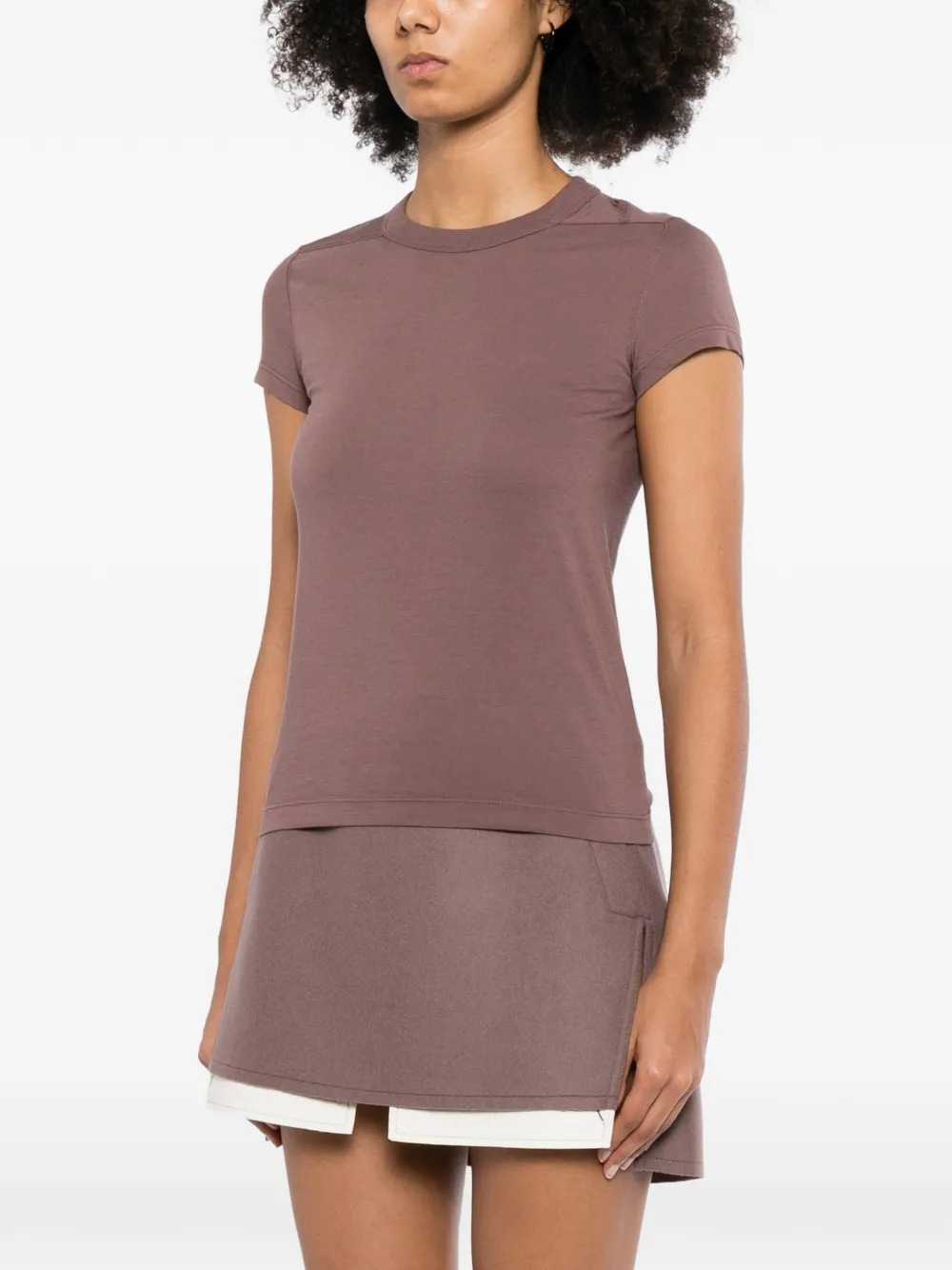 RICK OWENS Rick Owens Women Level Cropped T-Shirt