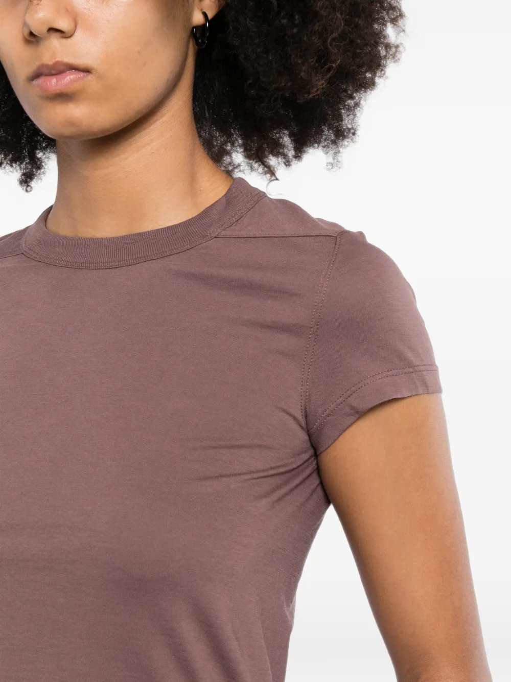 RICK OWENS Rick Owens Women Level Cropped T-Shirt