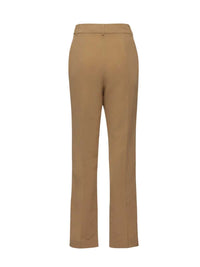 MAGDA BUTRYM Magda Butrym Women Beige Tapered Trousers With Pleats