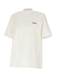 THE ATTICO The Attico Women High-Neck T-Shirt With Logo Print
