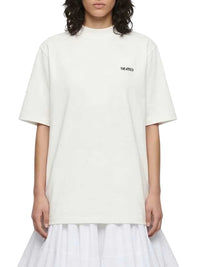 THE ATTICO The Attico Women High-Neck T-Shirt With Logo Print