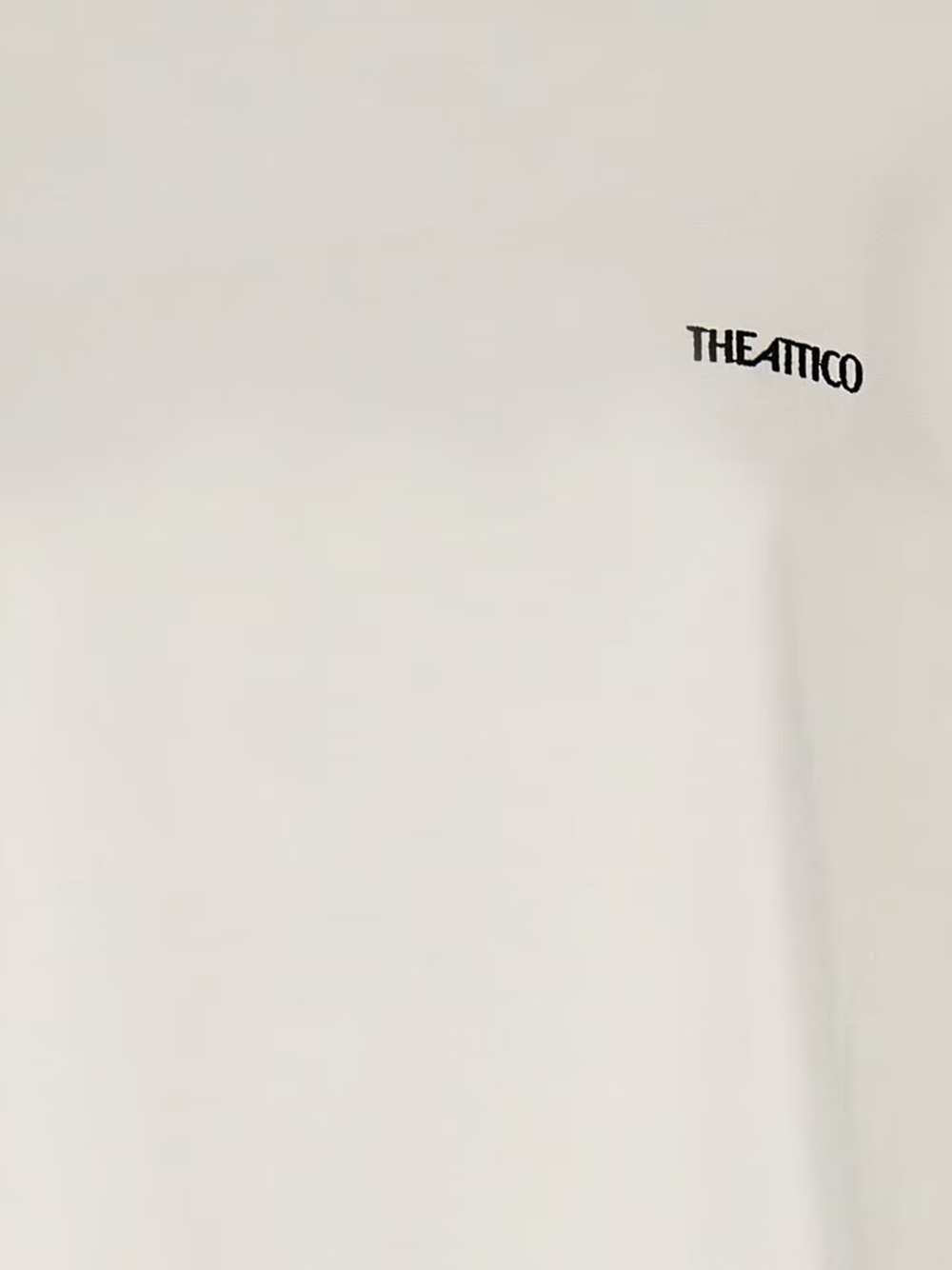 THE ATTICO The Attico Women High-Neck T-Shirt With Logo Print