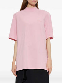 The Attico Women Logo-Print High-Neck T-Shirt