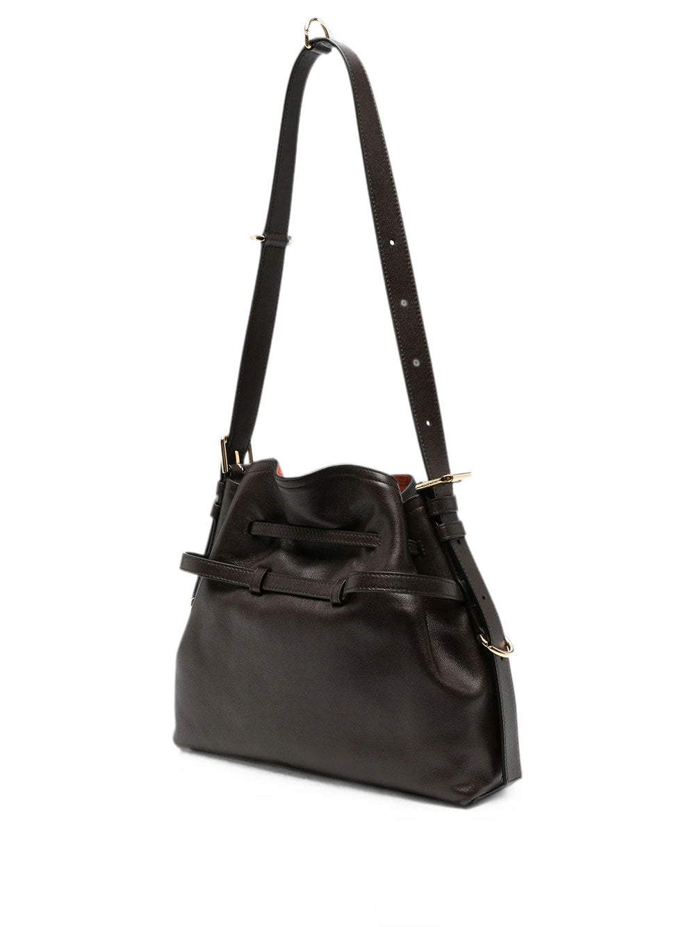 GIVENCHY Givenchy Women Small Voyou Bucket Bag In Shiny Leather