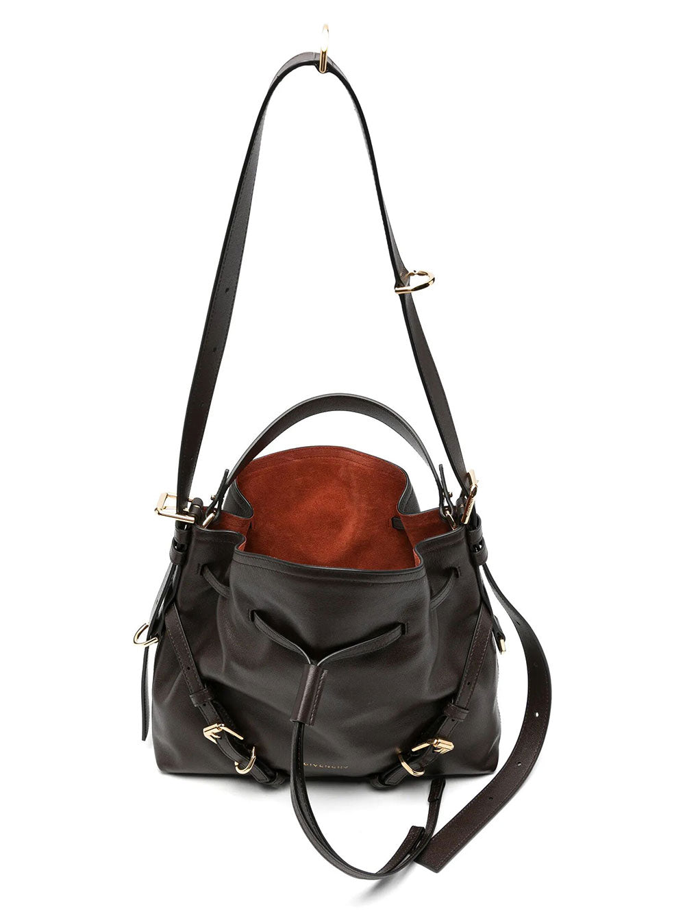 GIVENCHY Givenchy Women Small Voyou Bucket Bag In Shiny Leather