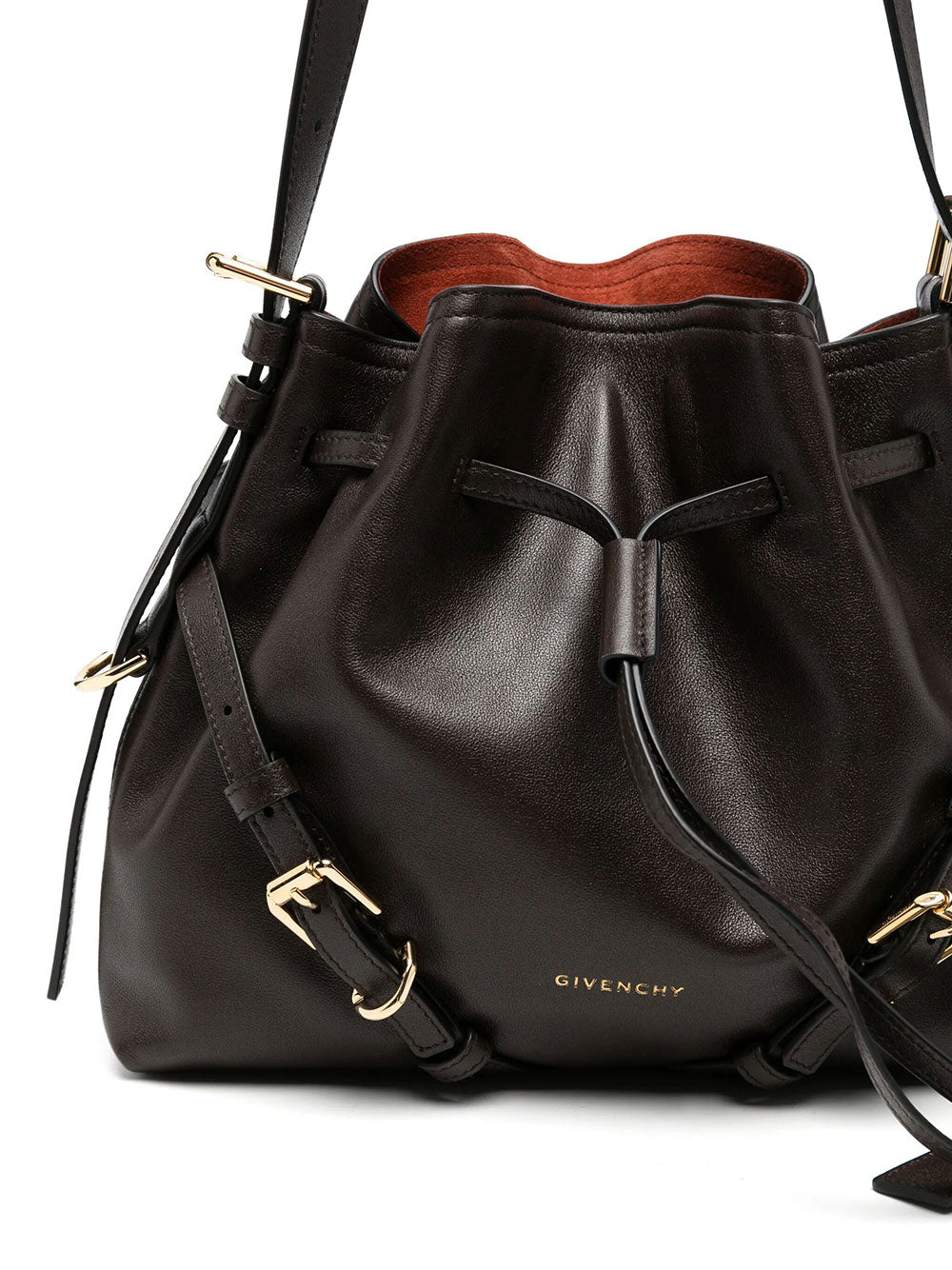 GIVENCHY Givenchy Women Small Voyou Bucket Bag In Shiny Leather