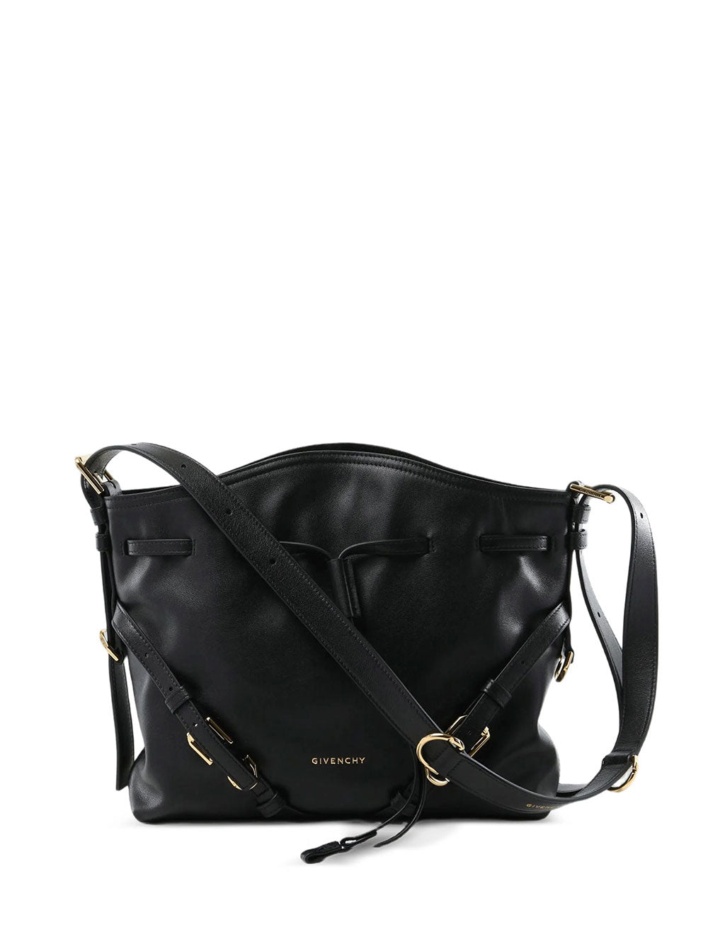 GIVENCHY Small Voyou Bucket Bag In Shiny Leather Women