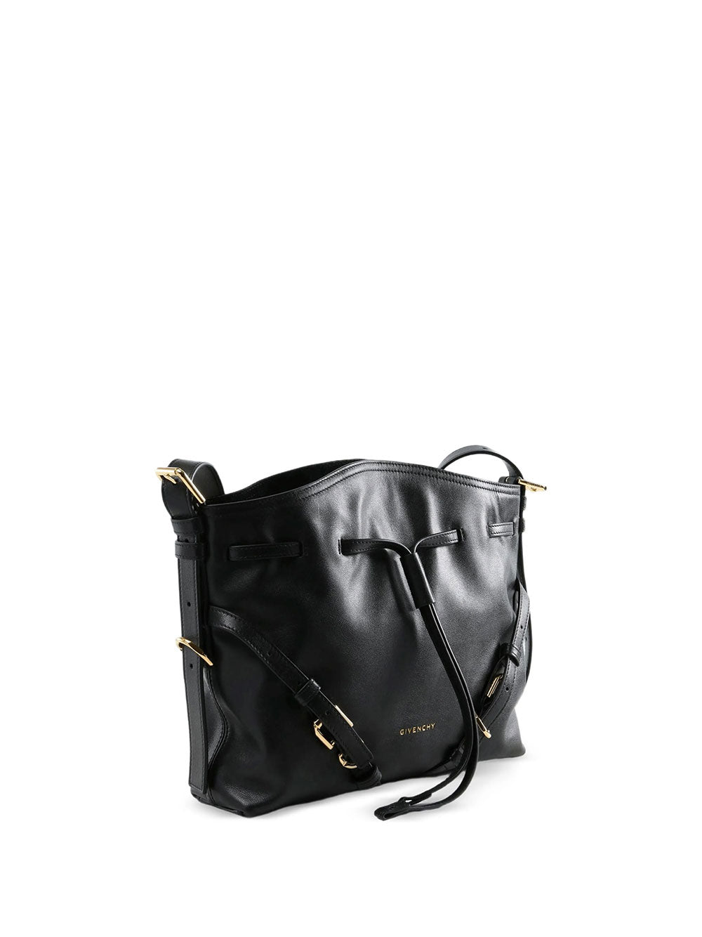 GIVENCHY Small Voyou Bucket Bag In Shiny Leather Women
