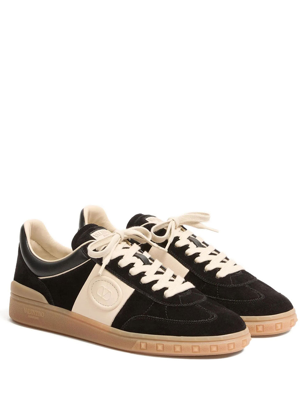 VALENTINO GARAVANI Upvillage Split And Nappa Leather Sneakers Women