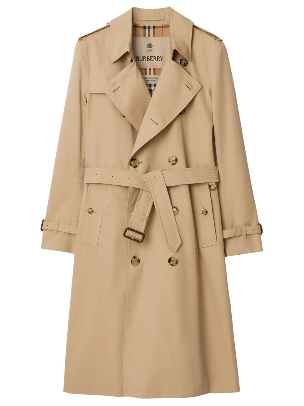 BURBERRY LONDON ENGLAND Long Kensington Heritage Trench Coat Women