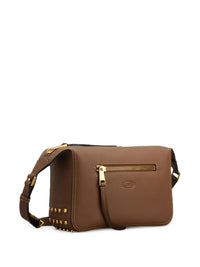 Tod's Women Metal Dots Shoulder Bag In Leather Mini