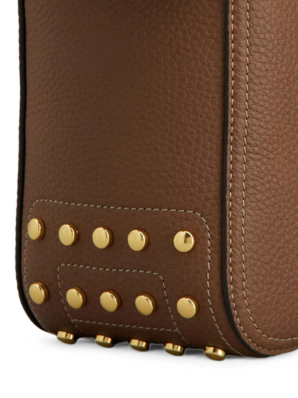 Tod's Women Metal Dots Shoulder Bag In Leather Mini