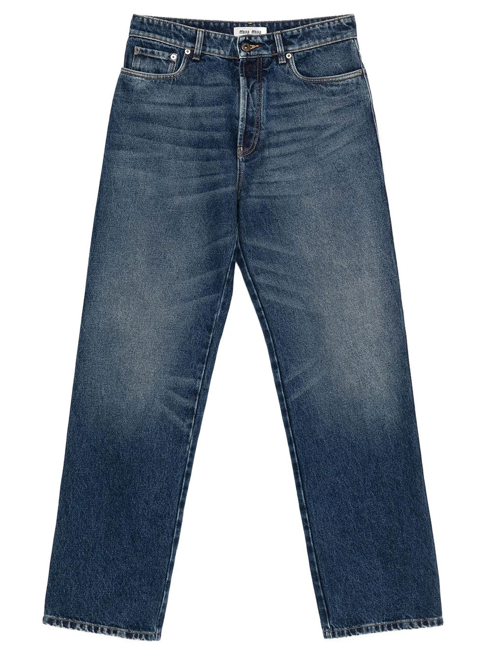MIUMIU Five-Pocket Loose Fit Denim Jeans Women