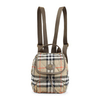 BURBERRY Burberry Mini Check Backpack Women