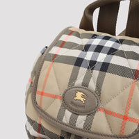 BURBERRY Burberry Mini Check Backpack Women