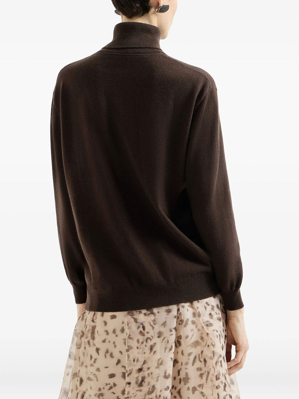 BRUNELLO CUCINELLI Brunello Cucinelli Women Cashmere Turtleneck Sweater With Monili