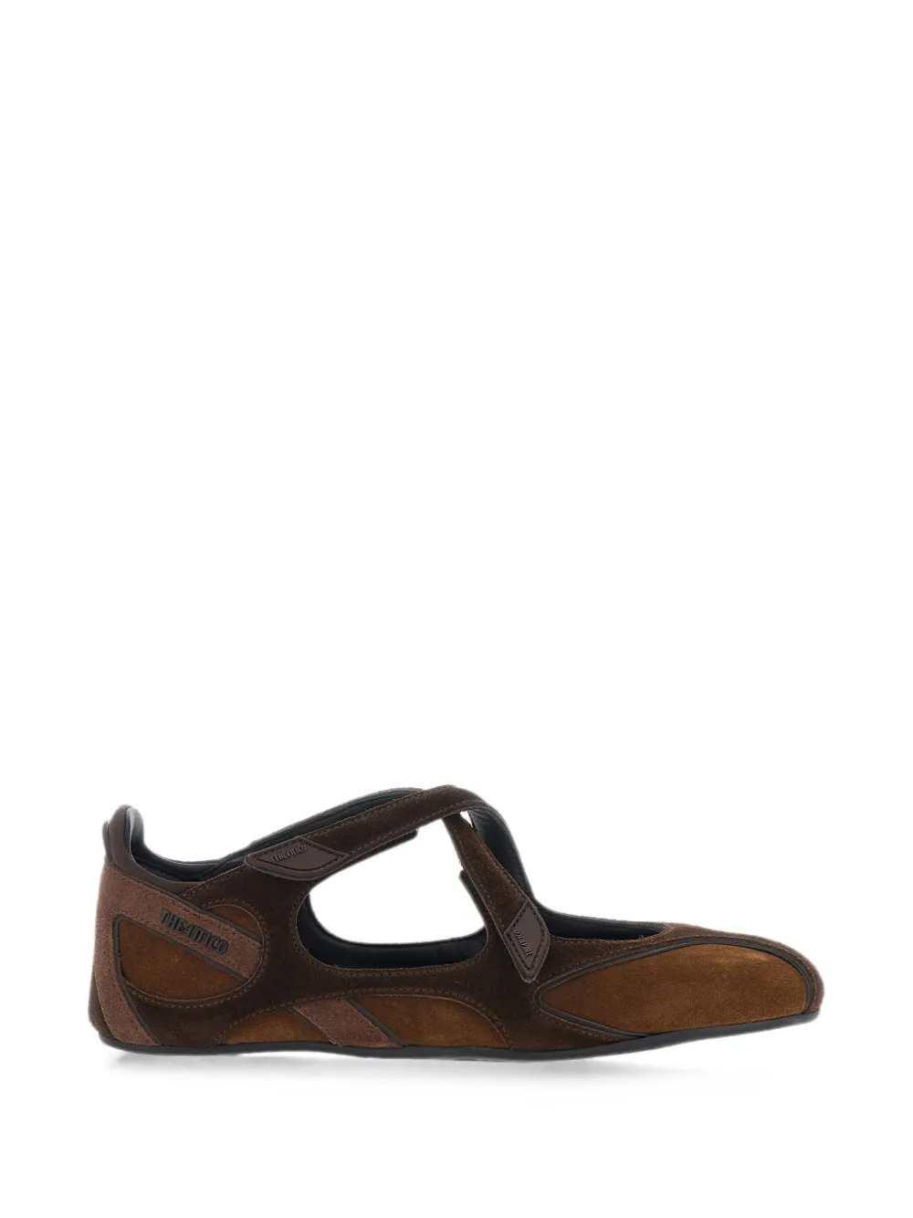 THE ATTICO The Attico Women Suede Ballet Flats, Size 1